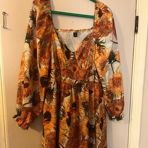 SHEIN sunflower dress
